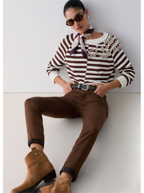 Pantaloni skinny cropped LIU JO | WA6255T7144/81027